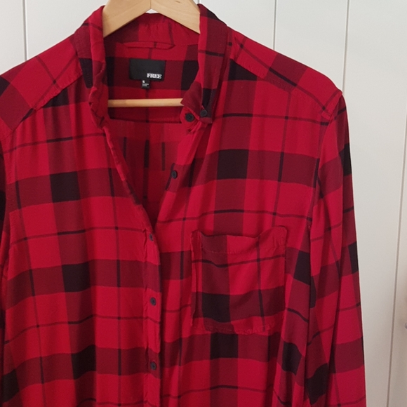 (Aritzia) Wilfred Free checked shirt S - Picture 3 of 7